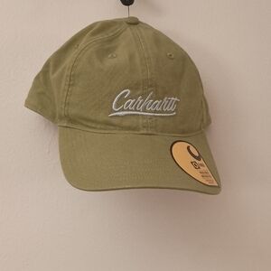 Carhartt Olive Script Logo Cap